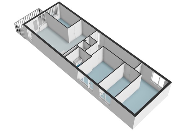 Floorplan - Havikskruid 97, 1112 NJ Diemen